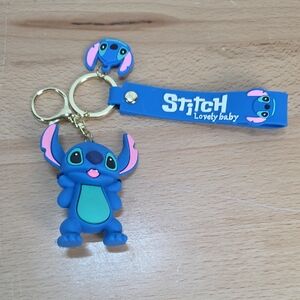 Blue and Pink Keychain for Kids